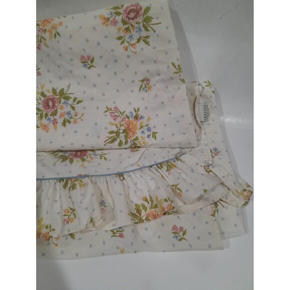 Vintage Croscill Floral  Sheet Set, Twin - Picture 1 of 4